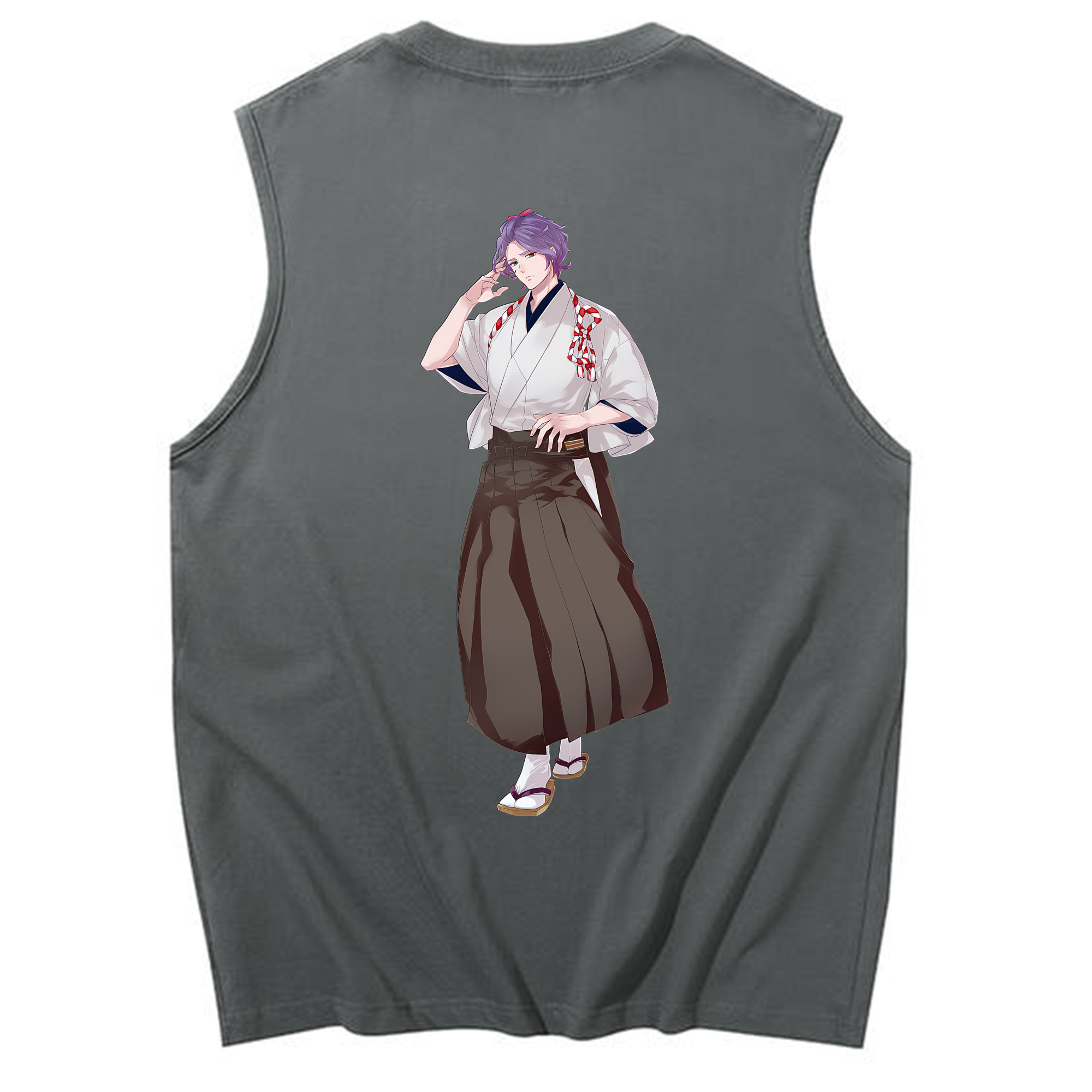 （画像用） 刀剣乱舞 Touken Ranbu コットン100％タンクトップ（背面プリント）